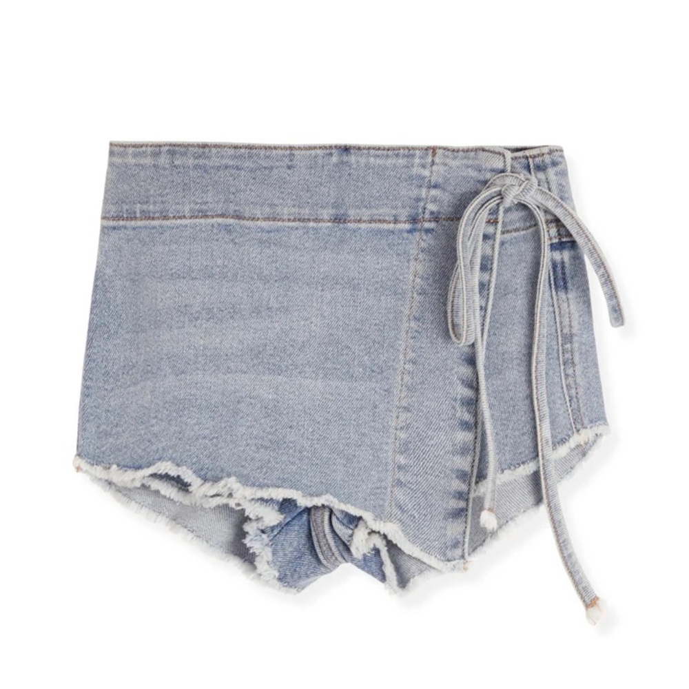 Katie J NYC Light Blue Denim Shorts